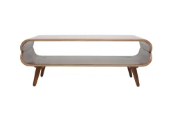 Best Sale Miliboo Mesa de centro vintage nogal TAKLA