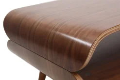 Best Sale Miliboo Mesa de centro vintage nogal TAKLA