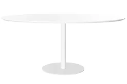 Shop Miliboo Mesa de comedor diseño blanco L170 HALIA