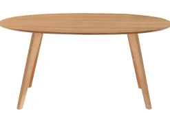 Sale Miliboo Mesa de comedor diseño escandinavo oval roble L160 MARIK