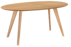 Sale Miliboo Mesa de comedor diseño escandinavo oval roble L160 MARIK