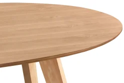 Sale Miliboo Mesa de comedor diseño escandinavo oval roble L160 MARIK
