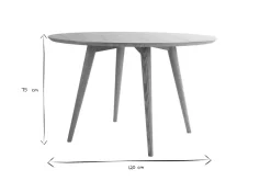Hot Miliboo Mesa de comedor diseño fresno LIVIA