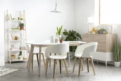 Store Miliboo Mesa de comedor diseño L150 LEENA
