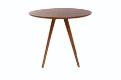 Shop Miliboo Mesa de comedor diseño redondo nogal D90 ARTIK
