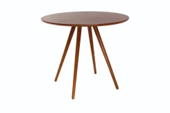 Shop Miliboo Mesa de comedor diseño redondo nogal D90 ARTIK