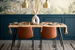 Cheap Miliboo Mesa de comedor en acacia y metal L175 EDGE