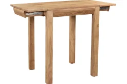 Clearance Miliboo Mesa de comedor extensible en acacia maciza L80-135 cm BALTO