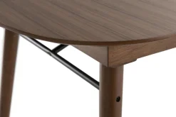 Clearance Miliboo Mesa de comedor extensible nogal L150-180 cm SHELDON
