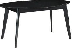 Flash Sale Miliboo Mesa de comedor extensible negra L160-200 cm MARIK