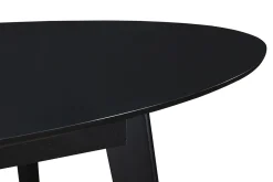 Flash Sale Miliboo Mesa de comedor extensible negra L160-200 cm MARIK