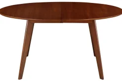 New Miliboo Mesa de comedor extensible diseño nogal L150-200 MARIK