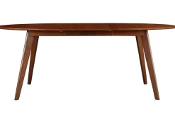 New Miliboo Mesa de comedor extensible diseño nogal L150-200 MARIK