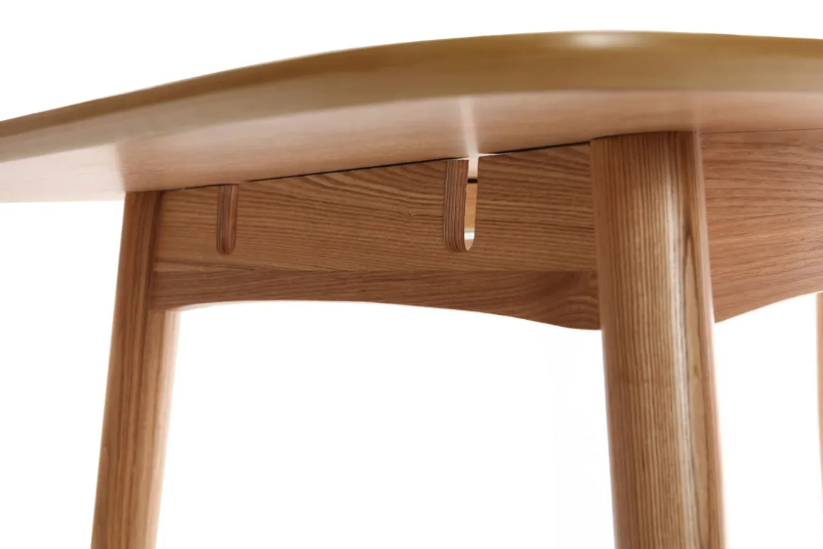 Sale Miliboo Mesa de comedor extensible en fresno natural L130-160 NORDECO