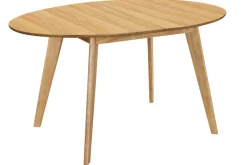 Store Miliboo Mesa de comedor extensible diseño roble L150-200 MARIK