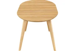 Store Miliboo Mesa de comedor extensible diseño roble L150-200 MARIK