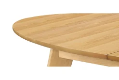 Store Miliboo Mesa de comedor extensible diseño roble L150-200 MARIK