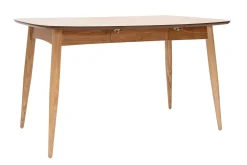 Sale Miliboo Mesa de comedor extensible fresno natural L90-130 cm NORDECO