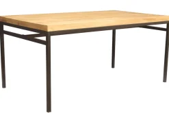 Best Miliboo Mesa de comedor industrial mango bruto y metal L160 YPSTER