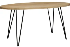 New Miliboo Mesa de comedor oval en mango macizo L160 x l90 cm VIBES