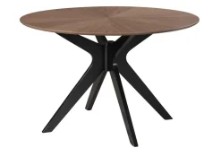 Online Miliboo Mesa de comedor ovalada de diseño en nogal 160 cm DIELLI