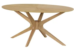 Flash Sale Miliboo Mesa de comedor ovalada de diseño en roble 160 cm DIELLI