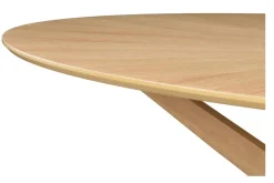 Flash Sale Miliboo Mesa de comedor ovalada de diseño en roble 160 cm DIELLI