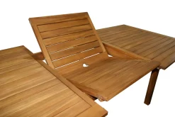 New Miliboo Mesa de jardín extensible de madera maciza 180-240 cm MAYEL