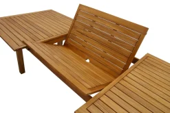New Miliboo Mesa de jardín extensible de madera maciza 210-300 cm MAYEL
