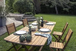 Discount Miliboo Mesa de jardín extensible de acacia maciza 4/8 personas CANOPEE