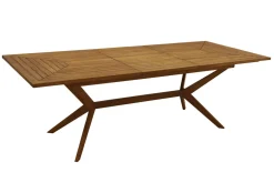 Hot Miliboo Mesa de jardín extensible de madera maciza 180-240 cm SANTO