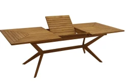 Hot Miliboo Mesa de jardín extensible de madera maciza 180-240 cm SANTO