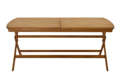 Discount Miliboo Mesa de jardín extensible de madera maciza con extensiones 180-240 cm CANOPEE