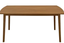 Store Miliboo Mesa de jardín rectangular de madera maciza 160 cm CANOPEE