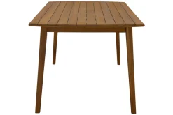Store Miliboo Mesa de jardín rectangular de madera maciza 160 cm CANOPEE