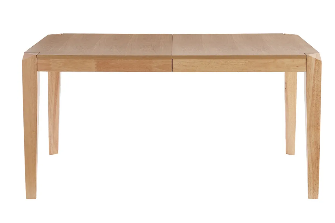 Discount Miliboo Mesa extensible de contrachapado de fresno y madera de caucho 150-180 cm BOLLY