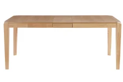 Discount Miliboo Mesa extensible de contrachapado de fresno y madera de caucho 150-180 cm BOLLY