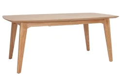 Discount Miliboo Mesa extensible nórdica de contrachapado de roble 180-230 cm FIFTIES