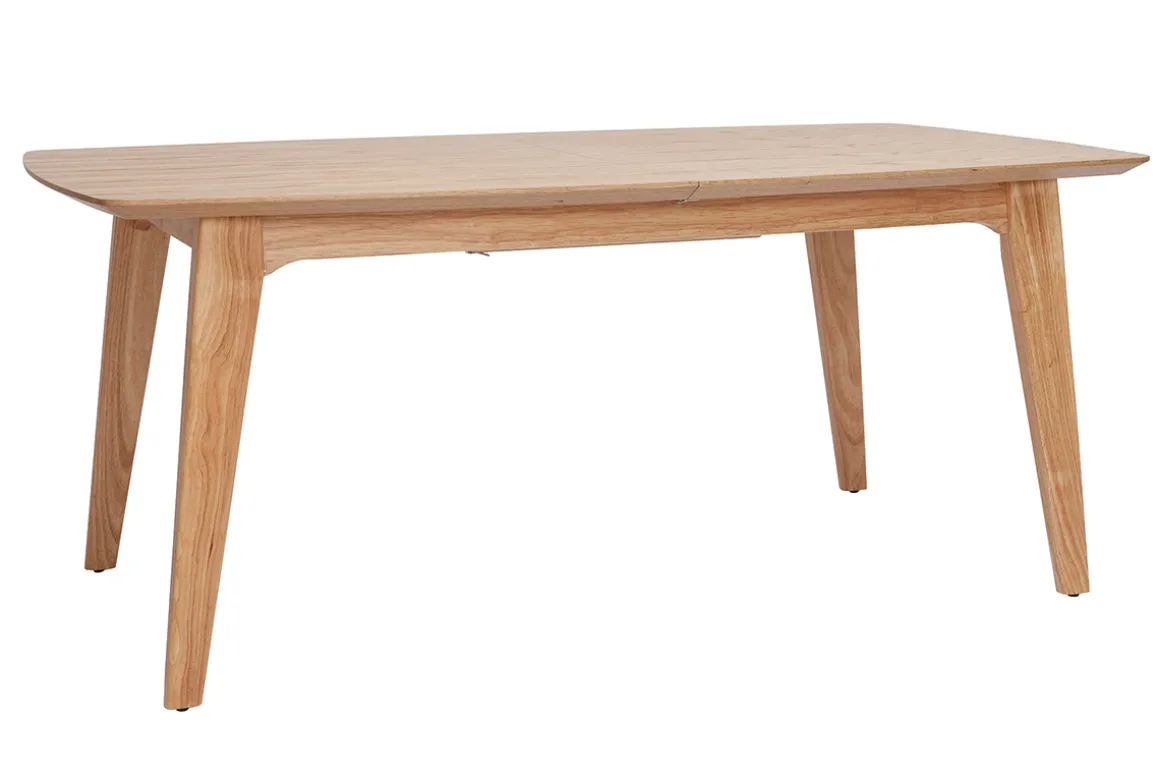 Discount Miliboo Mesa extensible nórdica de contrachapado de roble 180-230 cm FIFTIES