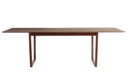 Cheap Miliboo Mesa extensible rectangular de nogal 160-240 cm LAHO