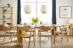 Hot Miliboo Mesa extensible rectangular de fresno 160-210 cm BONAVISTA