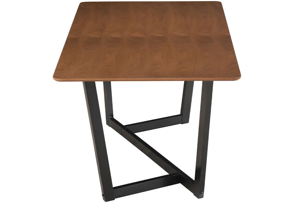 Cheap Miliboo Mesa rectangular de diseño de nogal teñido de negro 150 cm KOUK