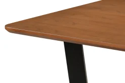 Cheap Miliboo Mesa rectangular de diseño de nogal teñido de negro 150 cm KOUK