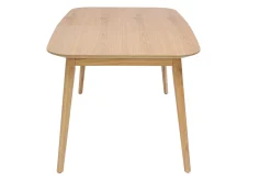New Miliboo Mesa rectangular extensible con extensiones integradas de roble claro 140-170 cm ANK