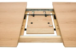 New Miliboo Mesa rectangular extensible con extensiones integradas de roble claro 140-170 cm ANK