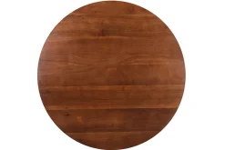 Fashion Miliboo Mesa redonda de diseño de madera maciza 115 cm BANDOL