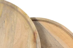 Discount Miliboo Mesas nido mango y metal LEDGE