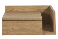 Sale Miliboo Mesilla de pared roble claro con cajón 40 cm NASTY