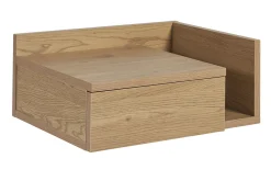 Sale Miliboo Mesilla de pared roble claro con cajón 40 cm NASTY