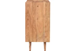 Best Sale Miliboo Mueble de almacenaje vinilos en acacia maciza VIRGILE